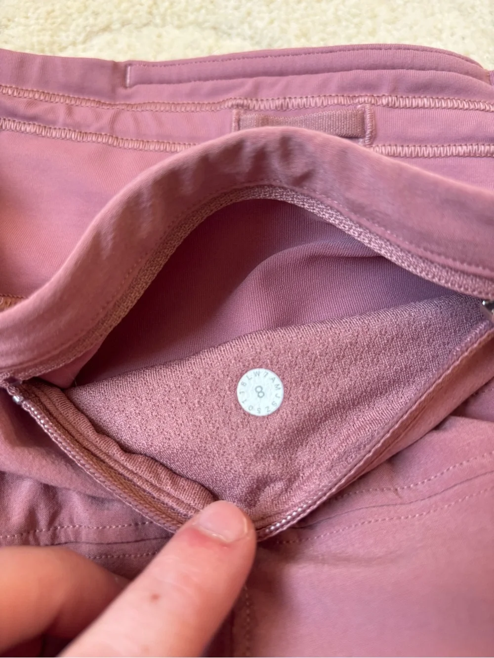 lululemon athletica Rose Mauve Running Shorts